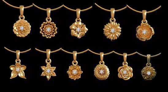 PENDANTS FLOWERS