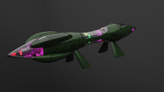 MACROSS PLUS YF Foldbooster for Bandai 1/100 model kits