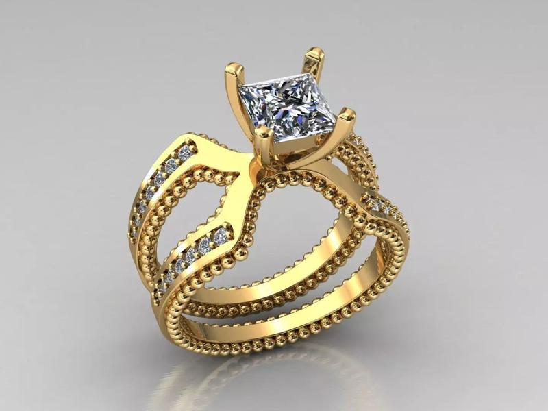 solitaire wedding engagement ring