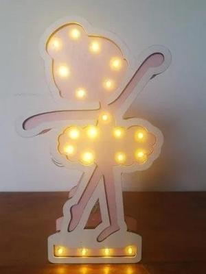 Led Children's Lamp / Ballerina Lamp / Velador