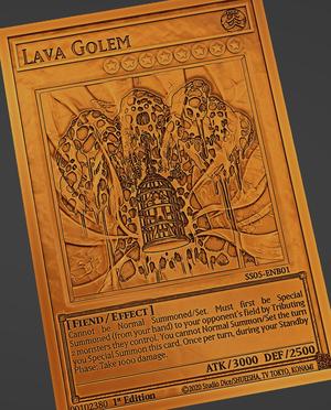 lava golem - yugioh