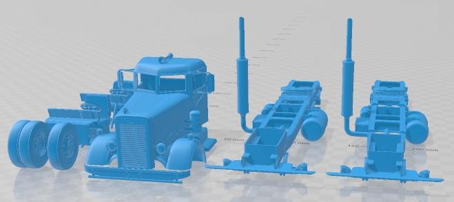 Peterbilt 281 - Duel - Printable