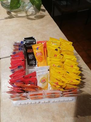 Envelope Sauce Organizer