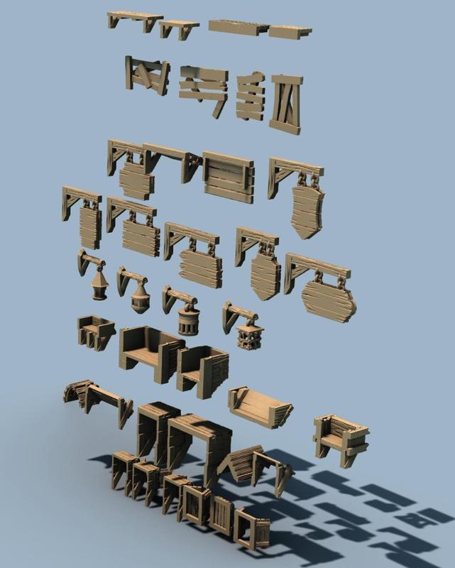 Timber Frame Row House Add-On Bits