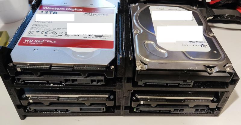 4x 3.5" HDD holder for Inter-Tech IM-1 / Sama IM01