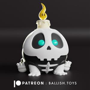Skeletish - spooky season - ballish toys