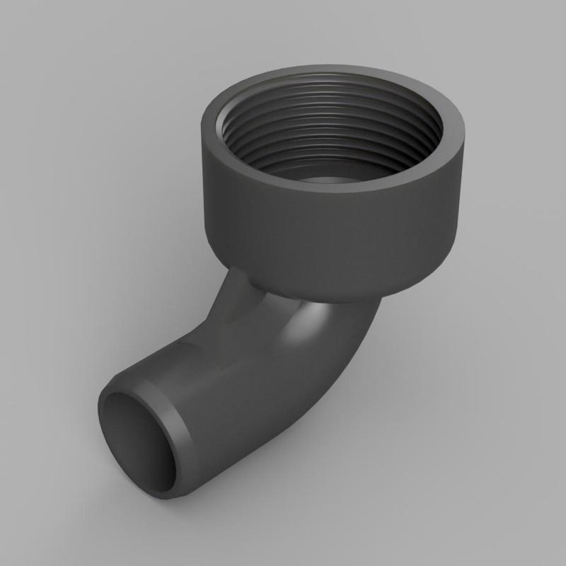 90 Grad 32mm Waschbecken Adapter | 90 degree sink adapter
