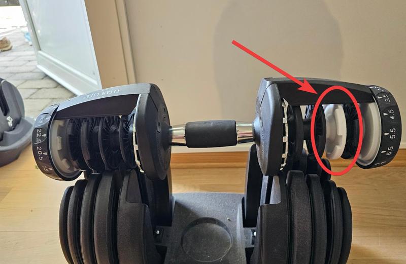 Titan Life - weight selector ring 3