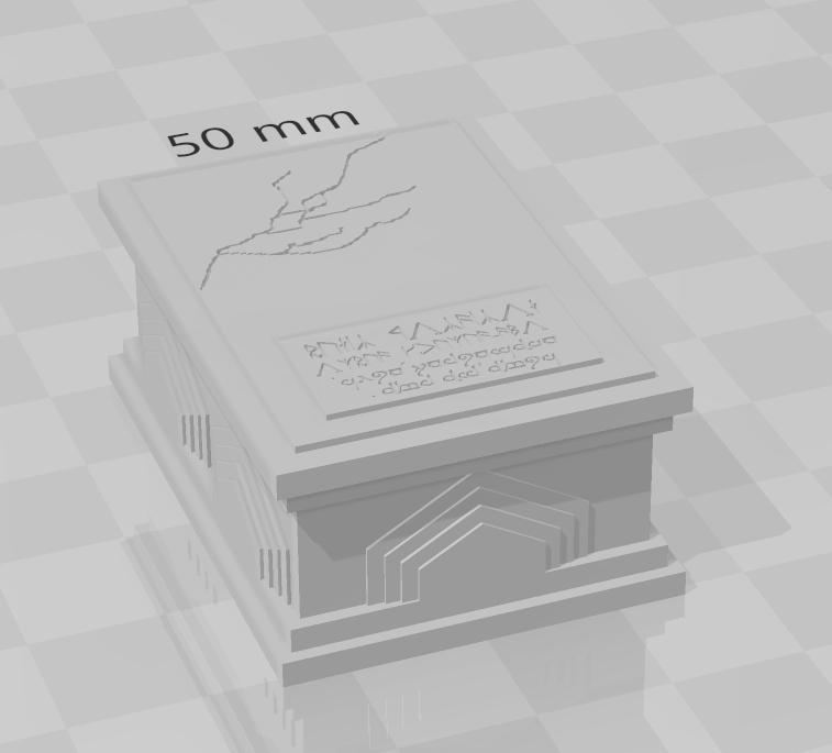 The tomb of the Dwarf King and fountain