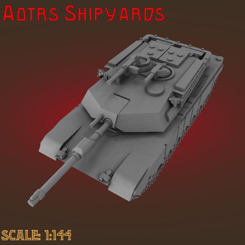 MG144-US01A M1A1 Abrams MBT