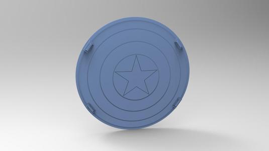 CAPTAIN AMERICA SHIELD FOR 3D PRINT