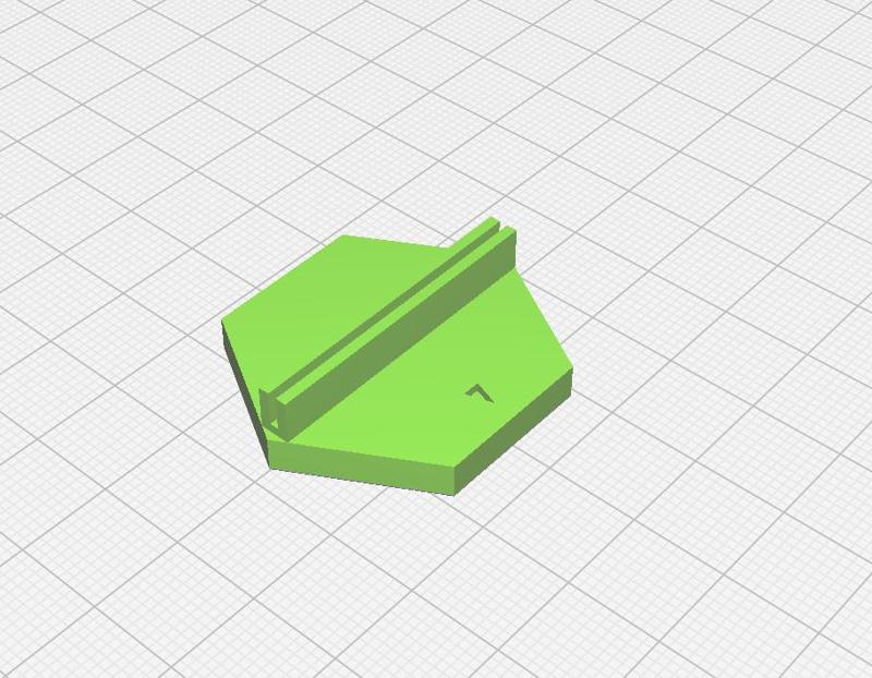 Normal size tabletop hex
