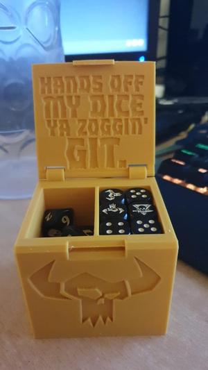 Print in place dice box - Orks