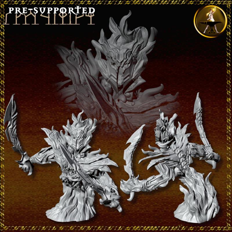 Fire Myrmidon - 2/3 - Charging Flames