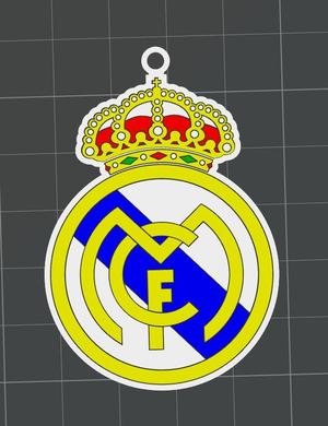 REAL MADRID SHIELD KEYCHAIN