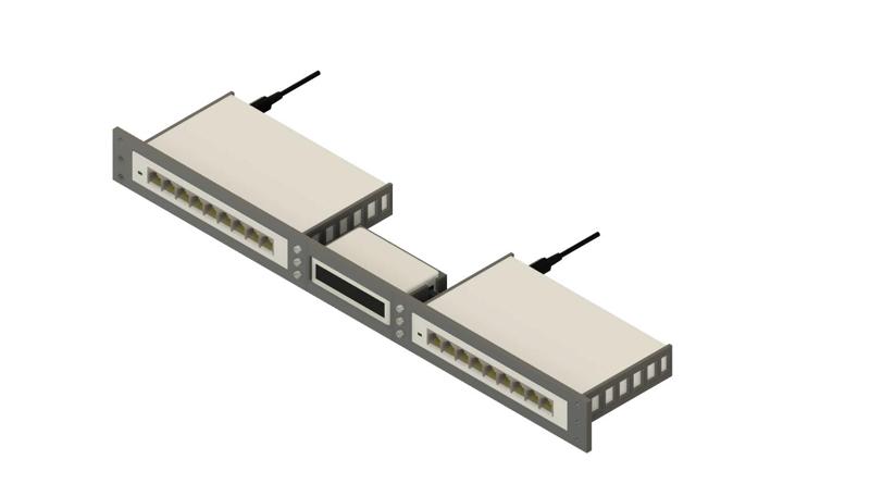 1U Ethernet Switches Panel