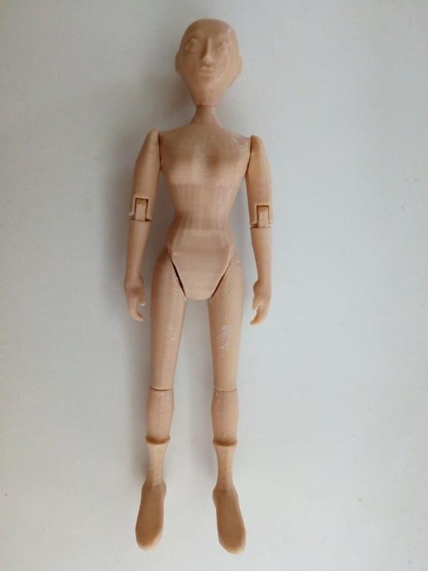 Jointed doll - Print in one piece!