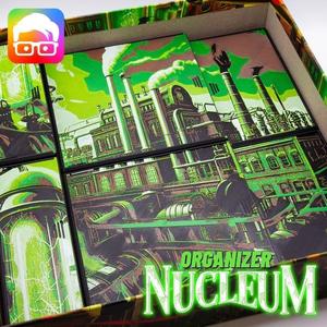 NUCLEUM BOARD GAME ORGANIZER BY AM-MEDIA.BIZ [TABLETOP BOARD GAME ACCESSORIES SKU: NCL001]