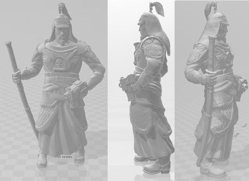 Teron Hura-Gan statues - WH40k