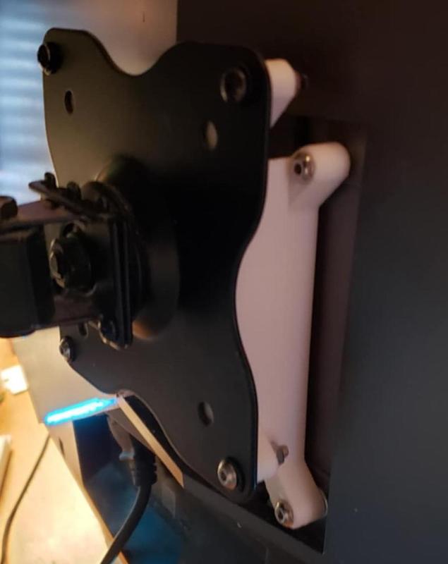 VESA Monitor Mount- 20mm Downwards Offset- 100x100