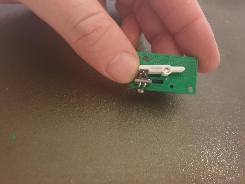 !Updated! MK3s IR FIlamentsensor cover for Skelestruder Remix using stock parts that works