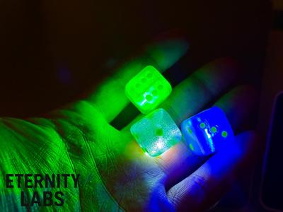 Luminous Dice of Fate - 3 sizes 
