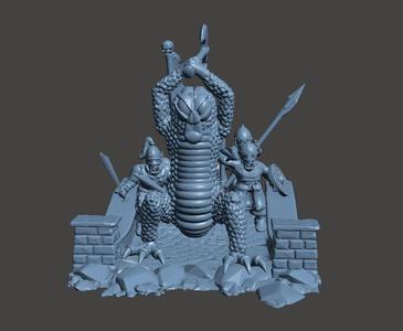Battle On The Bridge Diorama