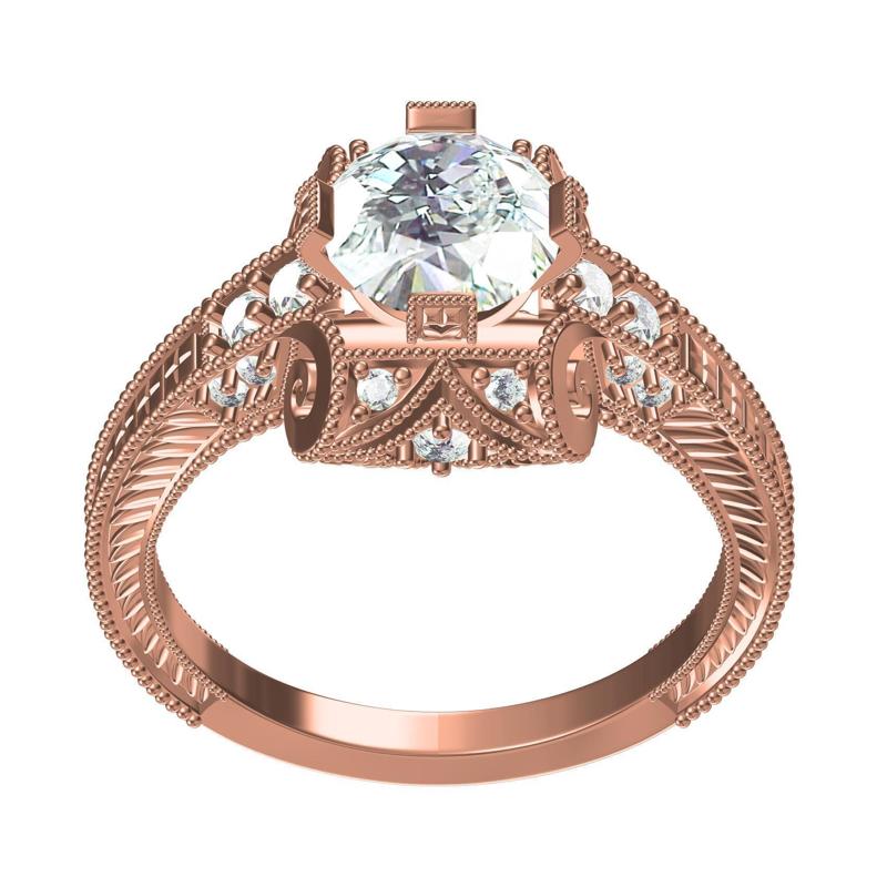 Unique Vintage Style Wedding Ring for Women 2