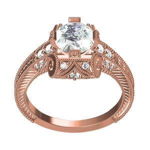 Unique Vintage Style Wedding Ring for Women 2