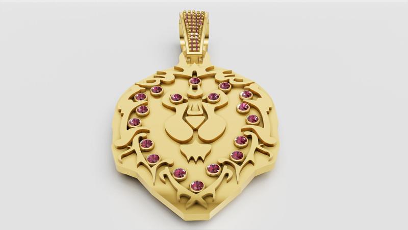 Arabic Pendant 3D printable model