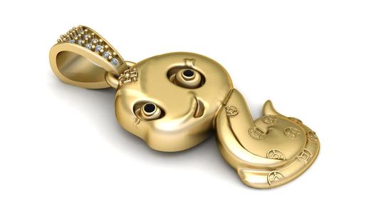 Octopus Pendant 3D printable model