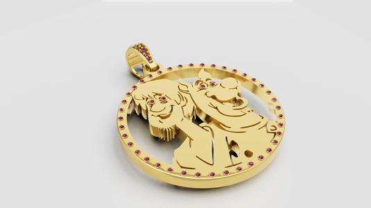 scooby doo pendant 3D printable model