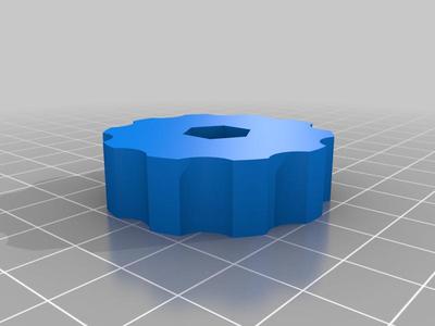 Thumb screw adapter for 1/4"-20 bolts