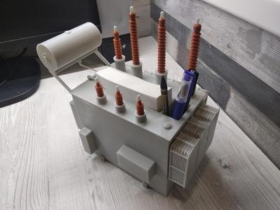 Stationery stand-transformer