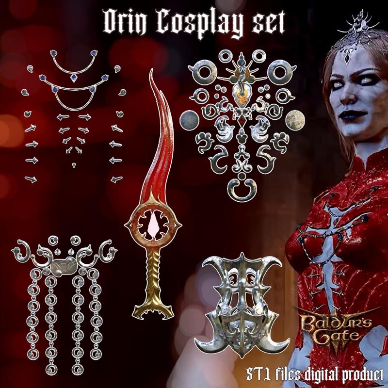 Orin Cosplay Set Baldurs Gate 3