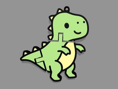 Flexible cute Dinosaur