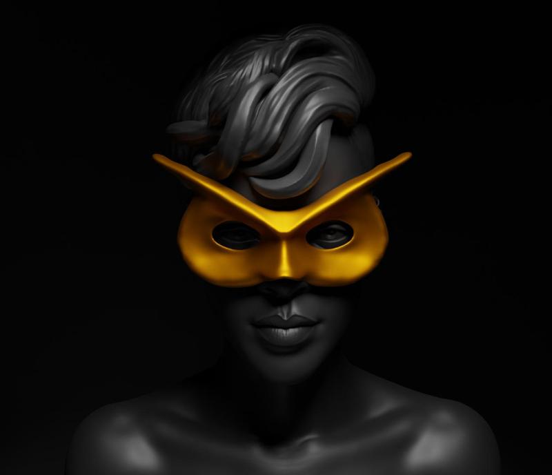 Owl Masquerade Mask 2 3D print model