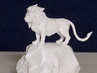 Lion (Low-poly)
