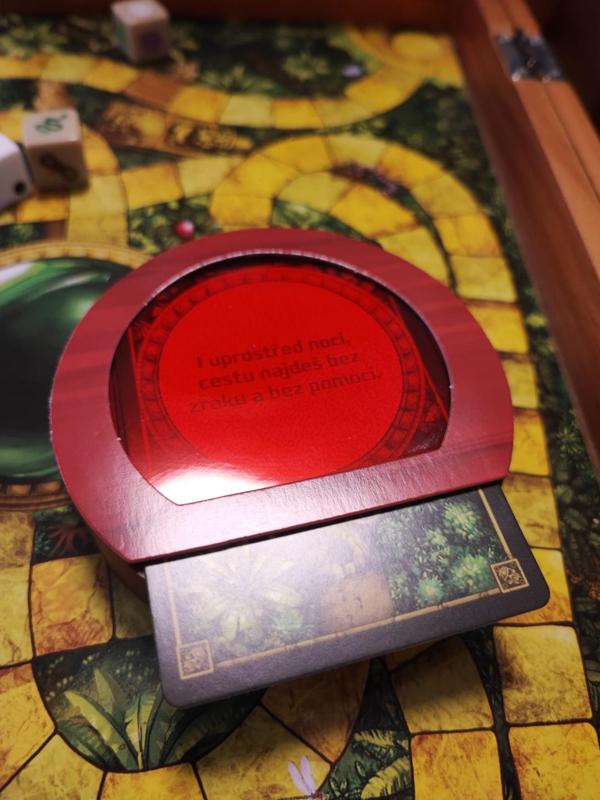 Jumanji board game card holder