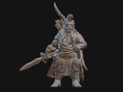 Halfling Ranger Miniature