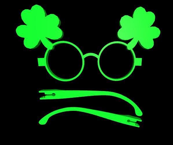 ST. Patrick's day glasses 2