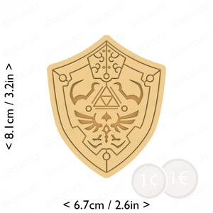 Hylian Shield Cookie Cutter - Twilight Princess