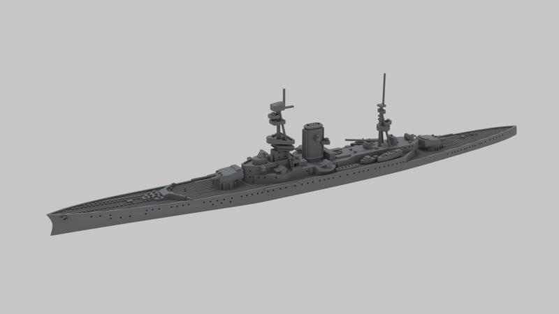 WW1 Royal Navy Courageous class Large Light Cruiser