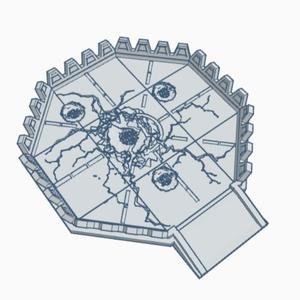 Ruined Military Landing Pad MilR010