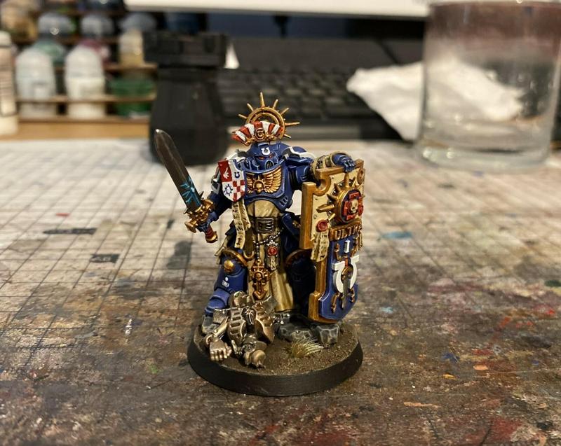 Bladeguard Captain Ultra Marines Upgrade Kit