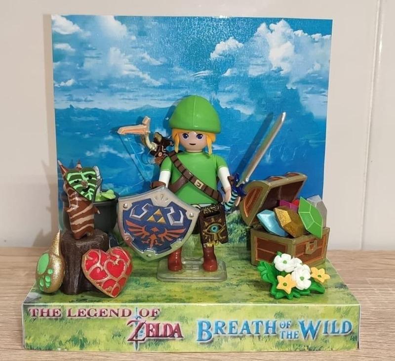 Link Sword and Shield for Playmobil Zelda