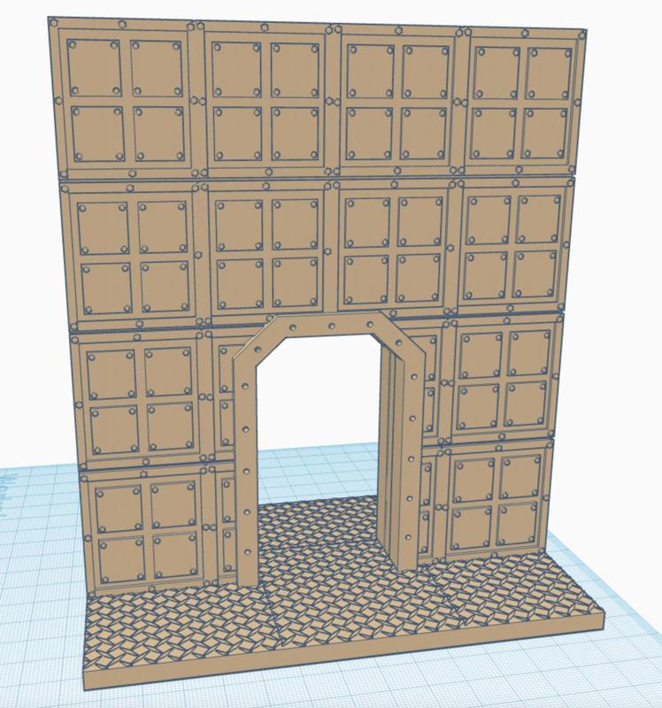 Pass Through Armoured Wargames Wall - Section 6