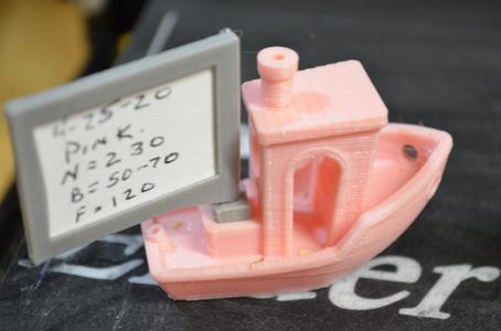 Benchy Filament Info Tags