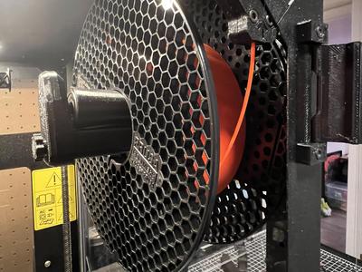 Smooth Bearing Spool Holder for Prusa Enclosures - Hotdogger REMIX