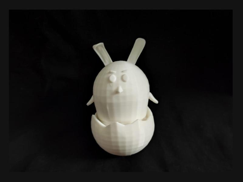Chick Bunny screw-on Egg